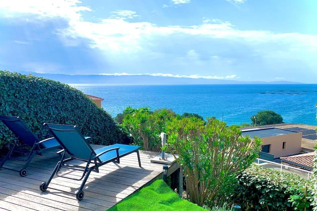 Ajaccio Maison Bord De Mer Dans Residence Avec Piscine Eksteriør billede